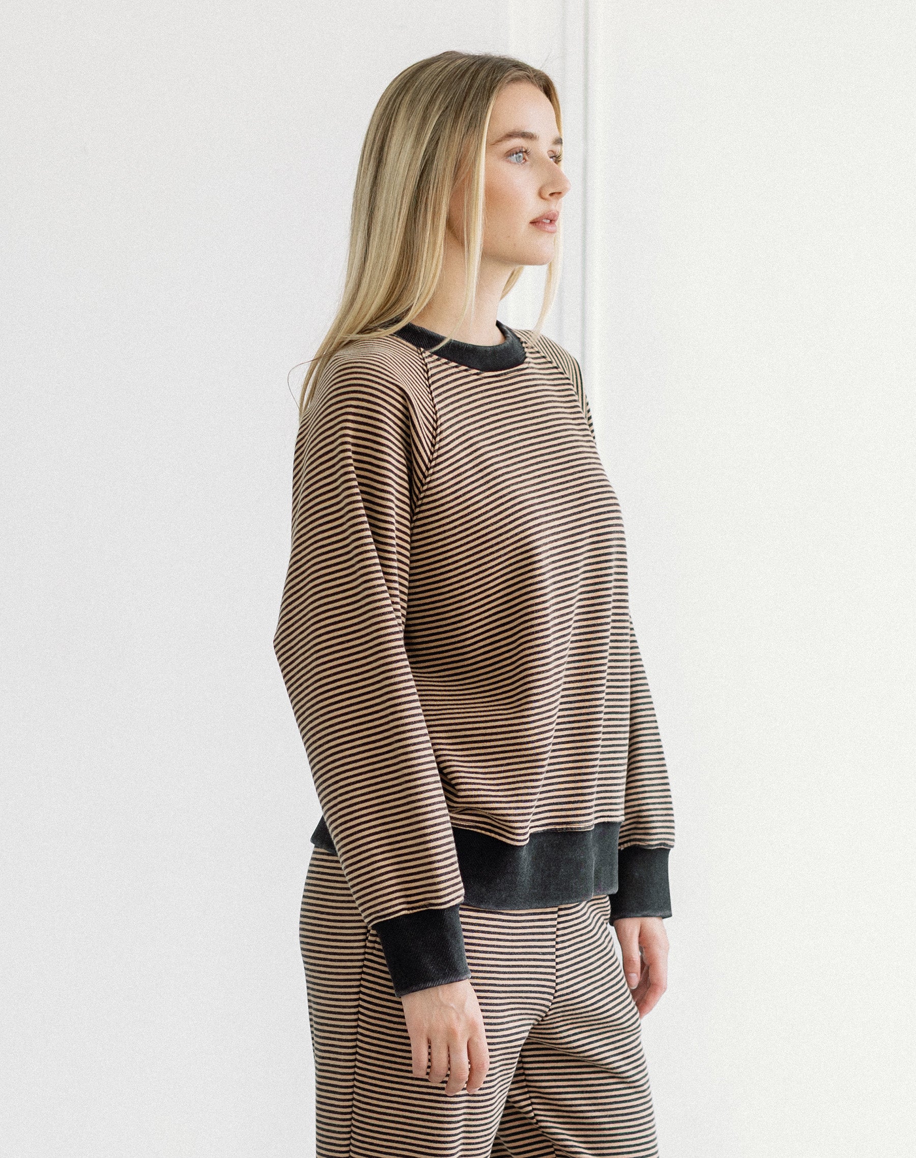 Mini Striped Crew