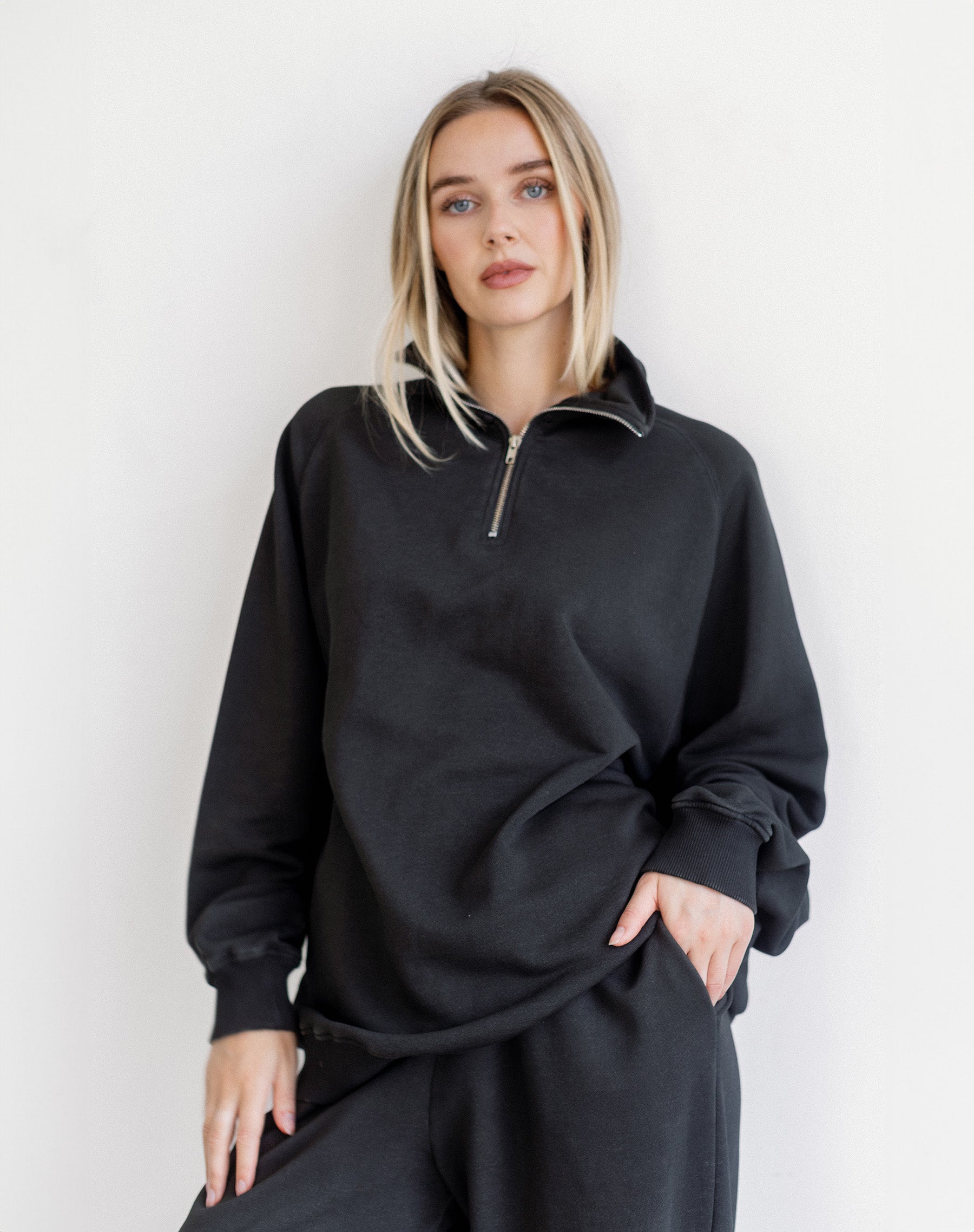 Not Your Boyfriend's Half Zip Sweatshirt
