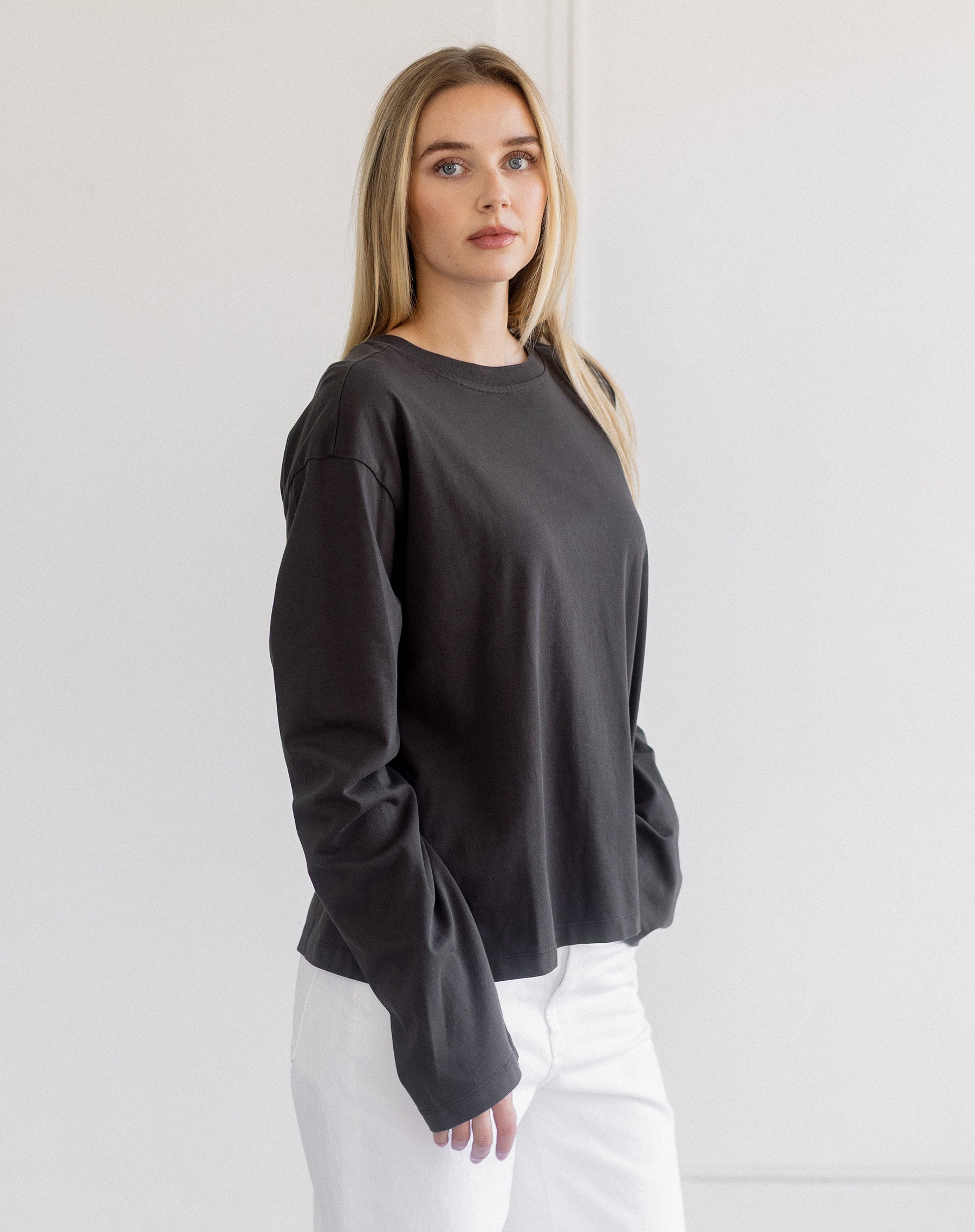 Long Sleeve Boxy Tee