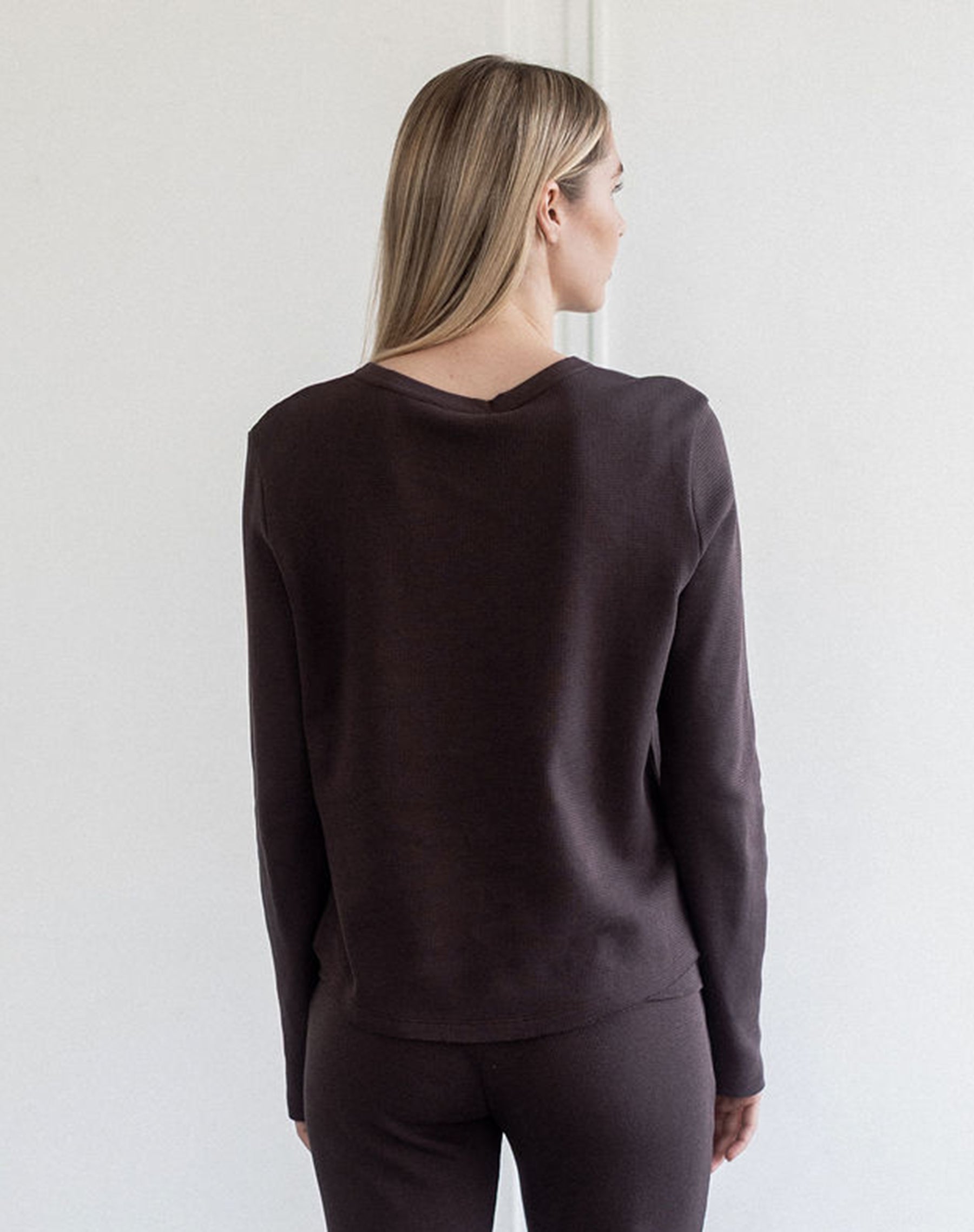 Waffle Henley Top