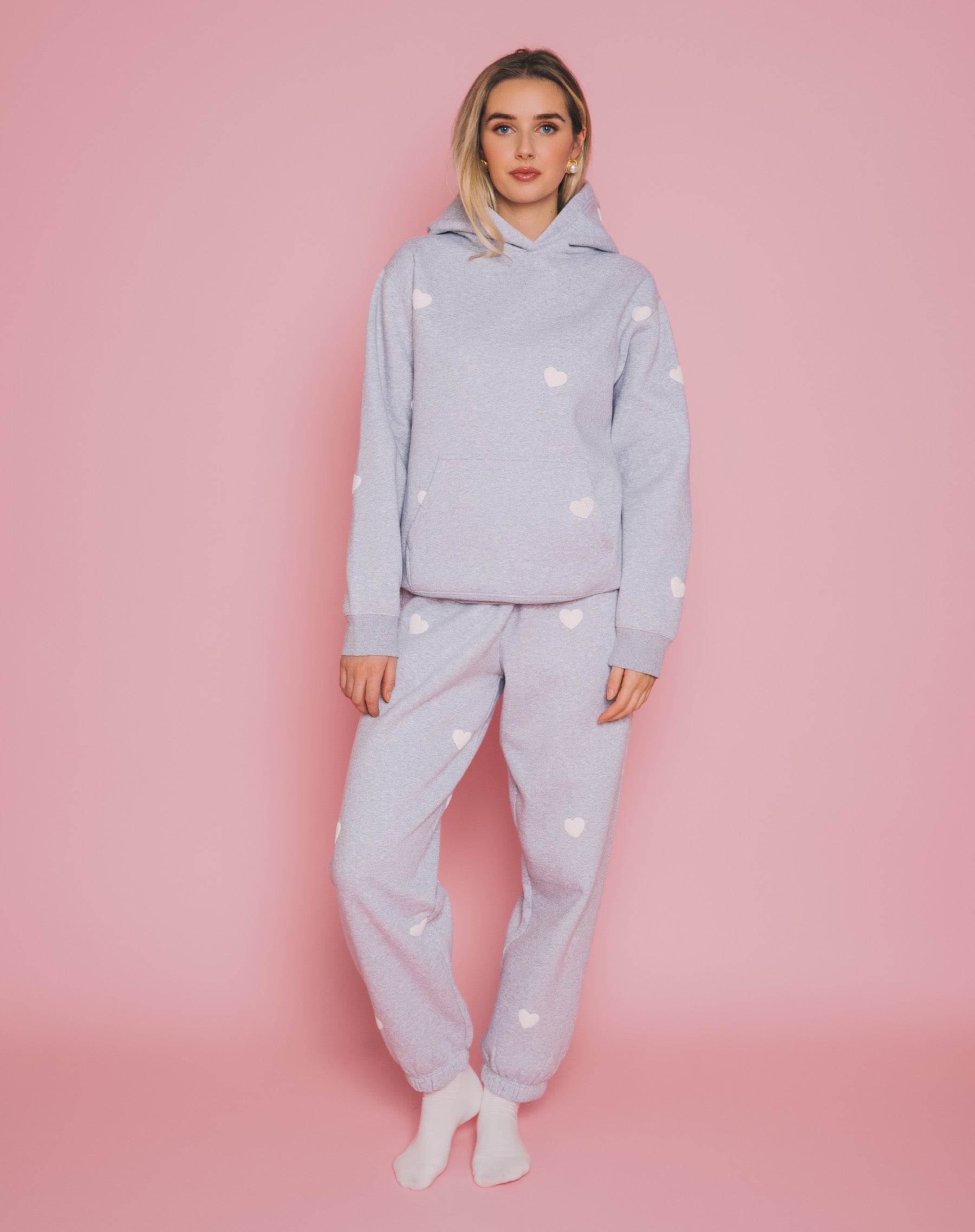 All Over Heart Oversized Jogger