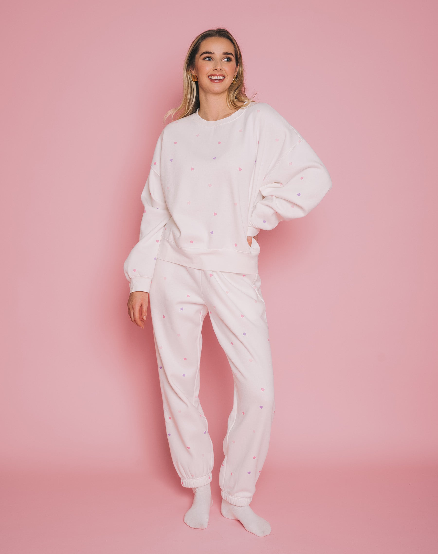 Tiny Heart Oversized Jogger