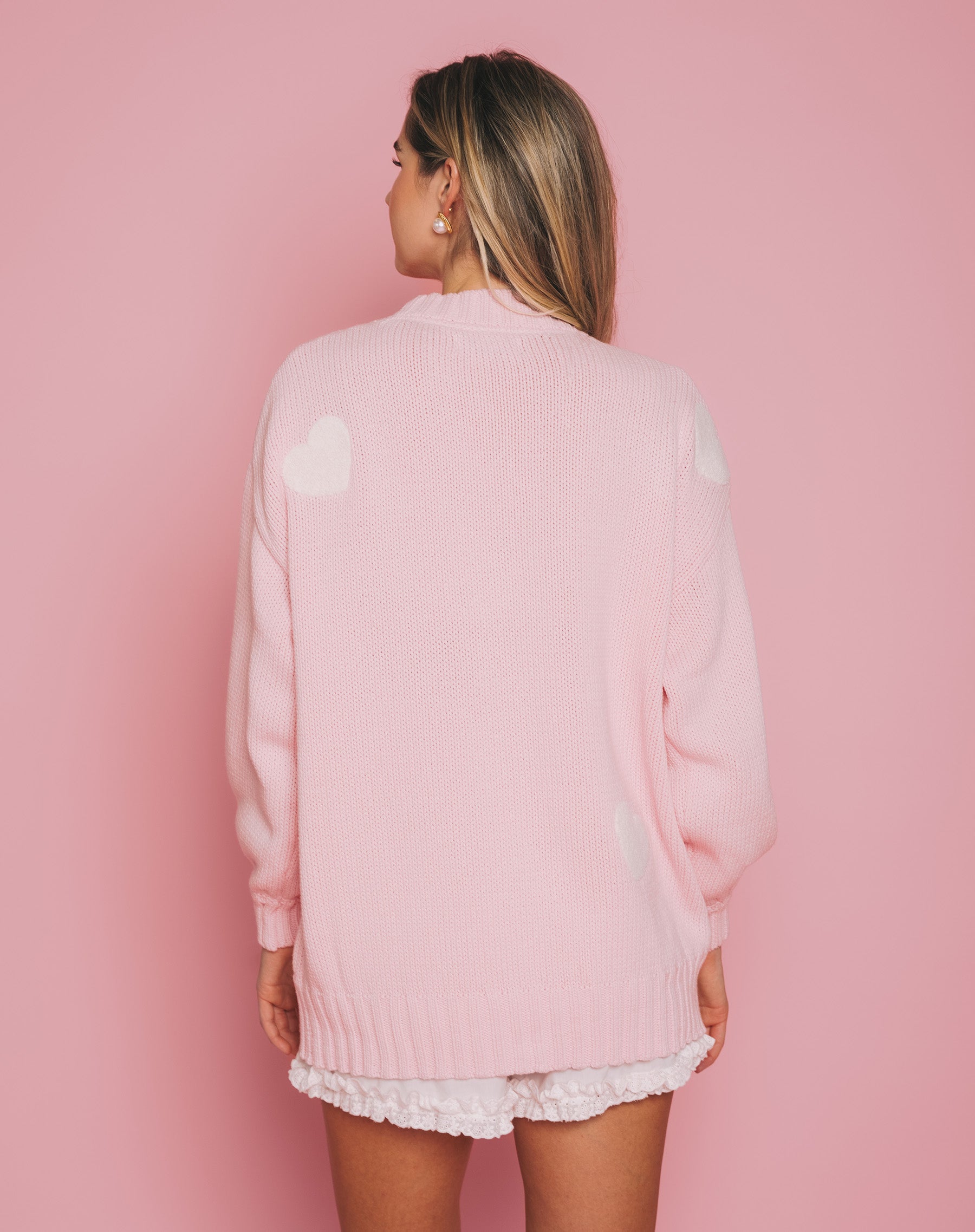 Heart Oversized Cardigan