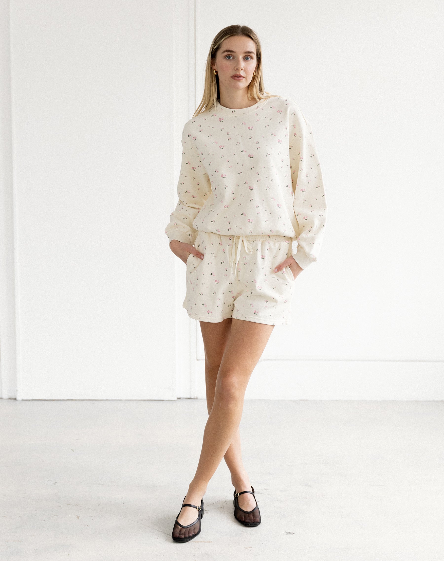Floral Little Sister Short