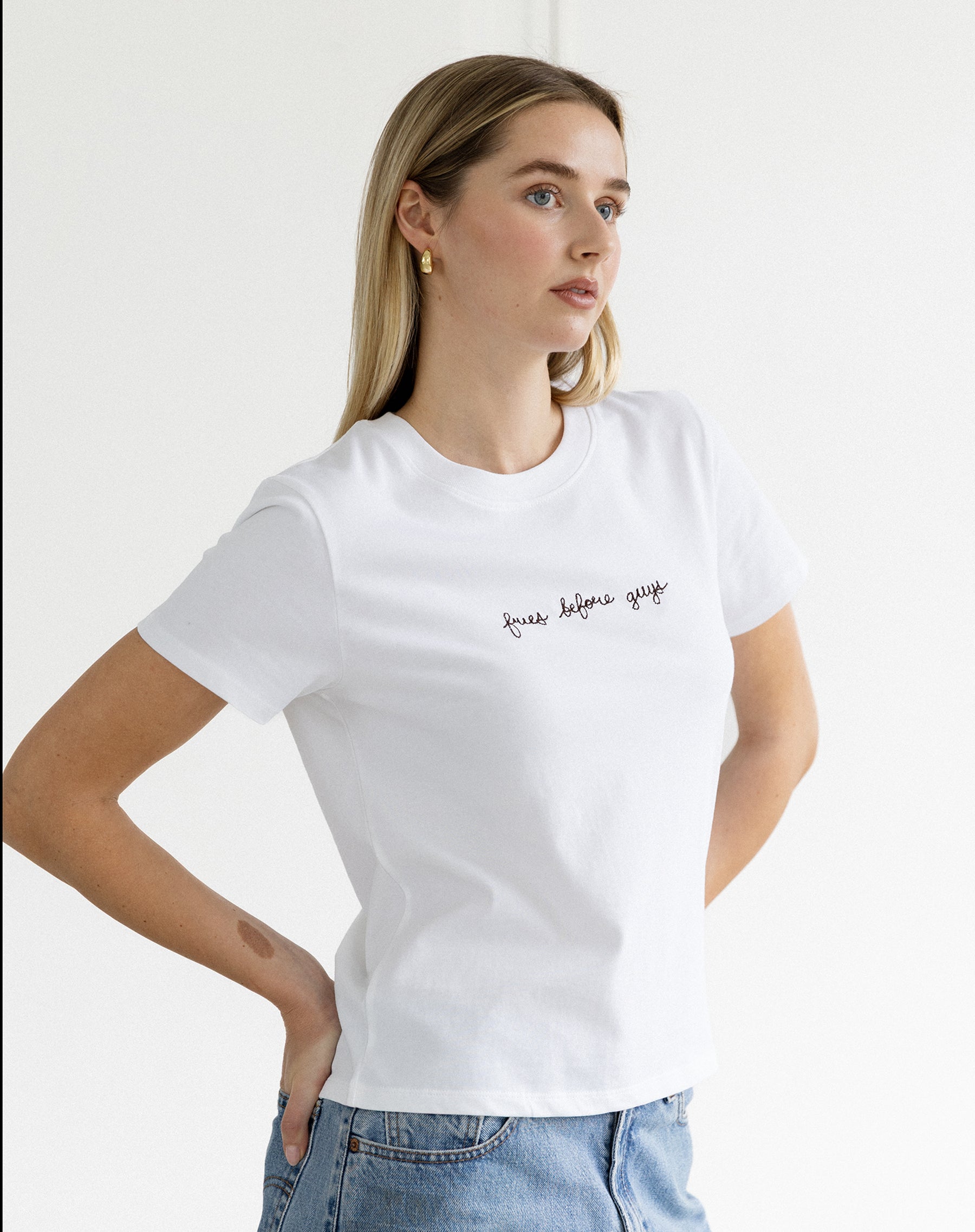 "Fries Before Guys" Paris Tee