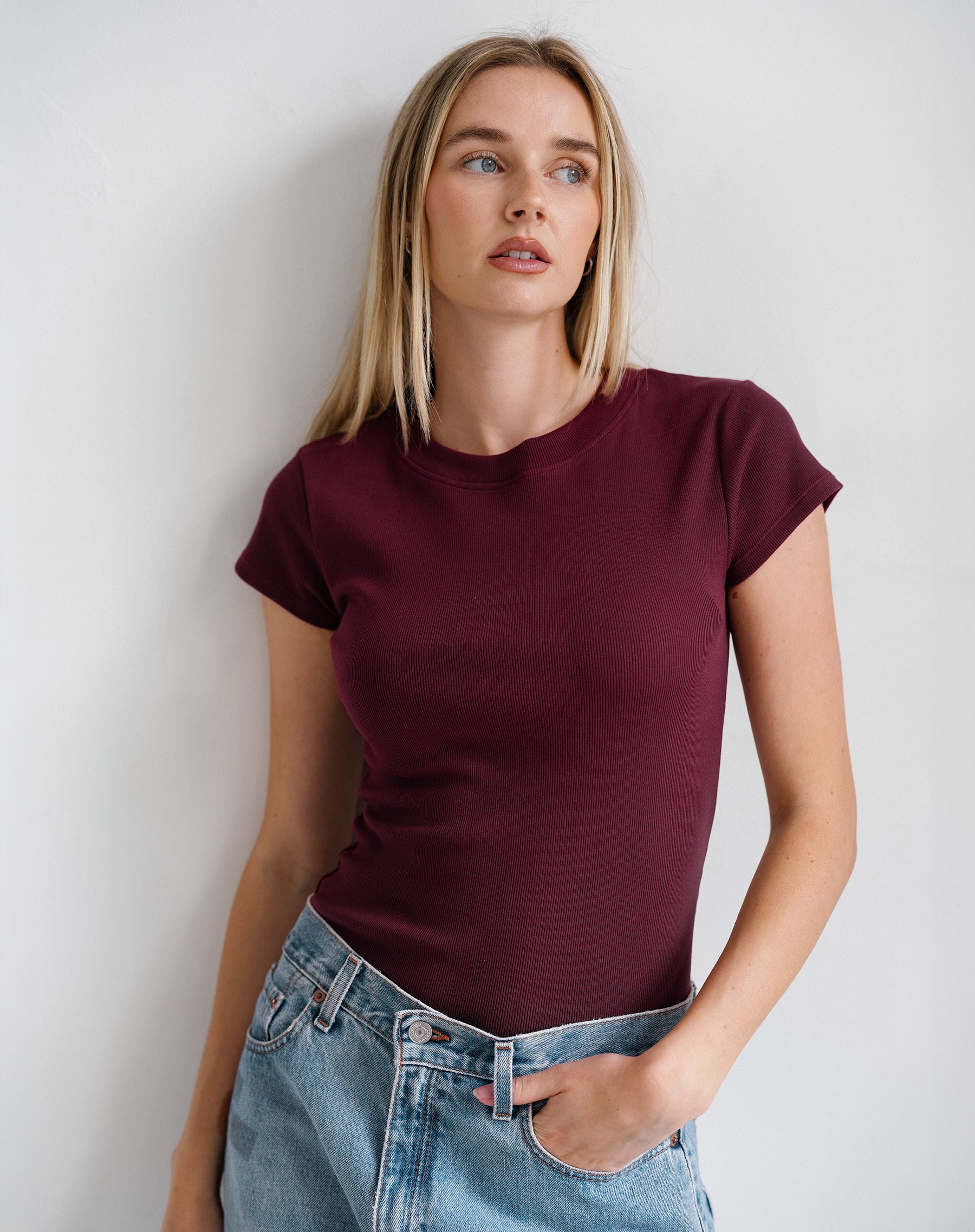 Ribbed Tee