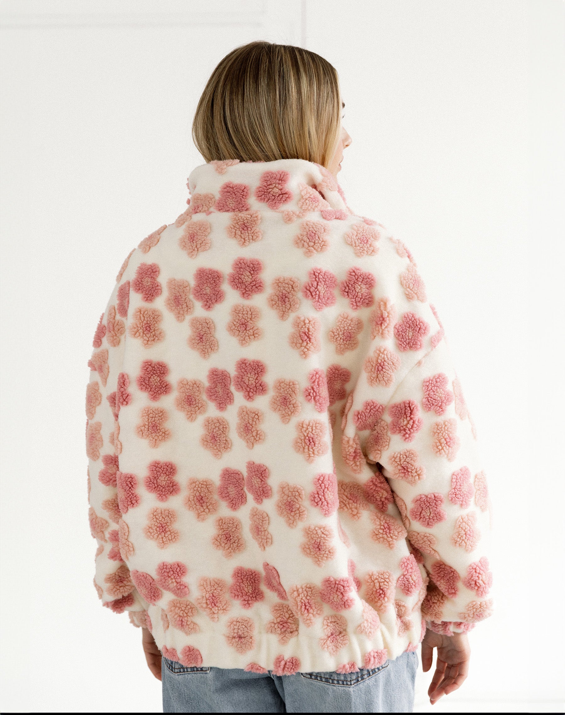 Floral Sherpa Jacket – BRUNETTE The Label