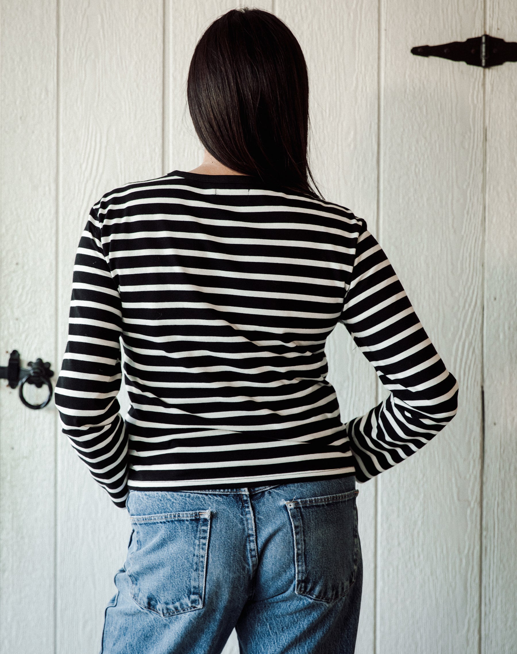 Striped Long Sleeve Regular Tee