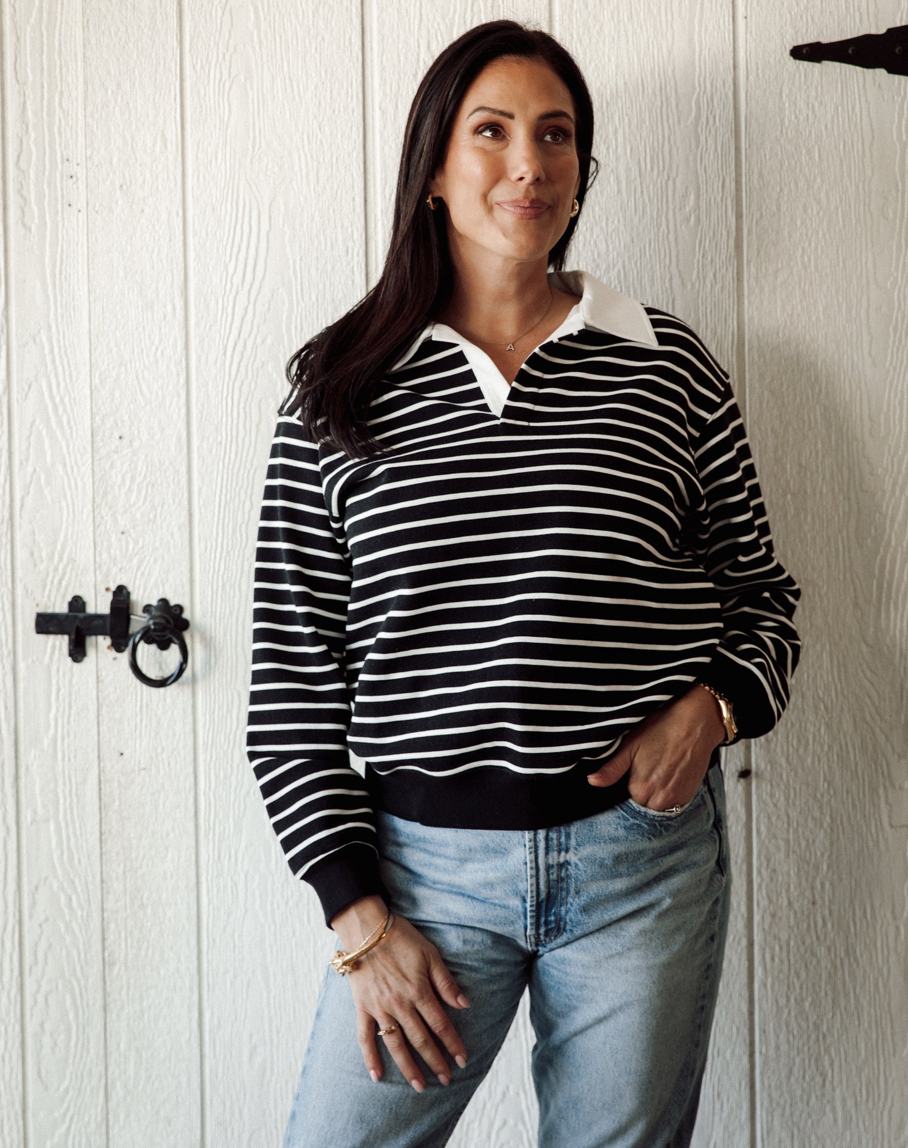 Striped Rugby Sweater
