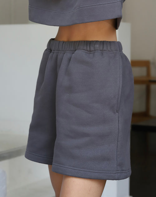 The Best Friend Shorty | Washed Grey