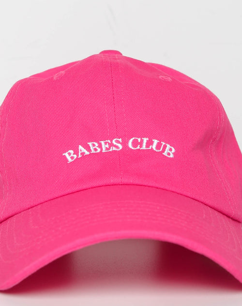 The "BABES CLUB" Baseball Cap | Fuchsia