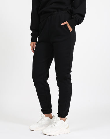 The 'ALL OVER PEACE SIGN' Oversized Joggers | Washed Black