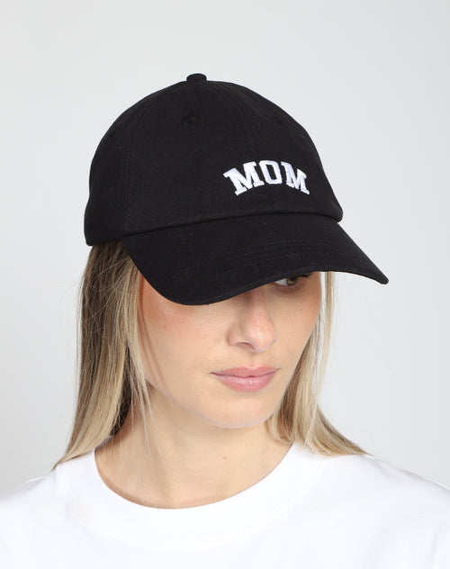 The "MOM" Baseball Cap | Black
