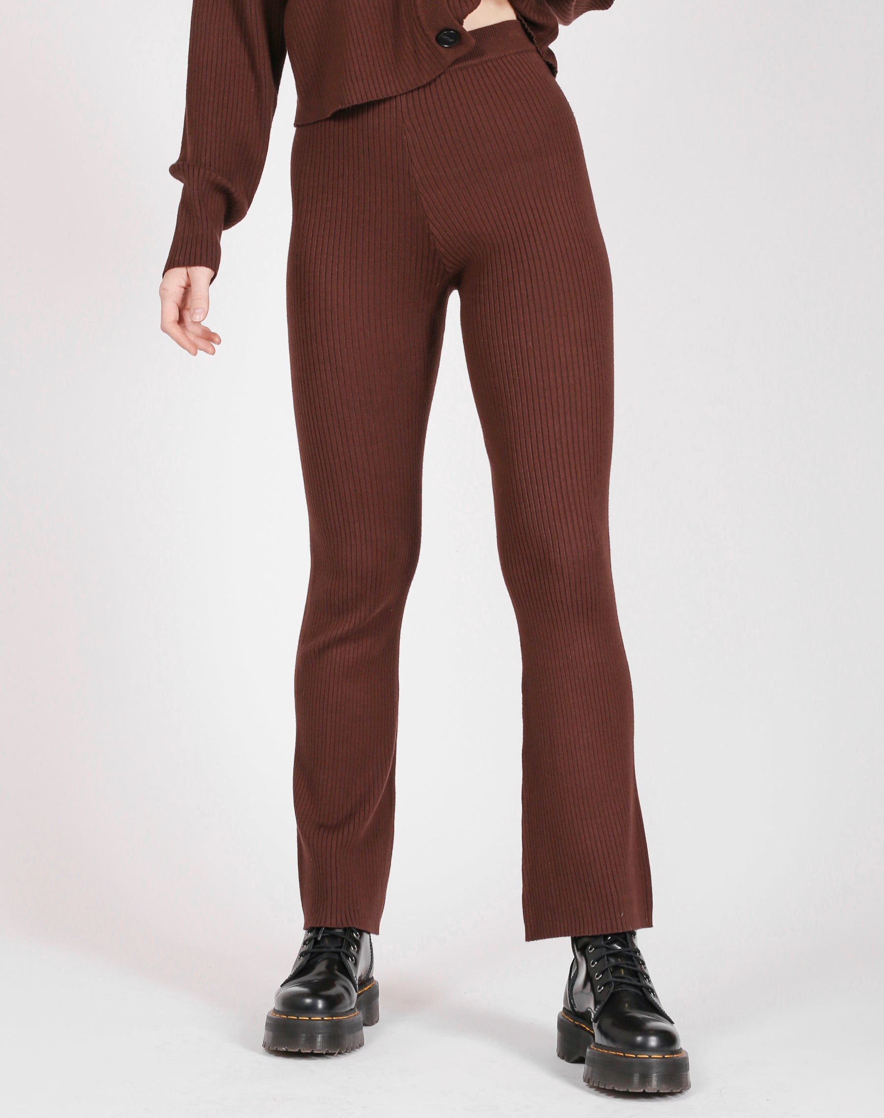 The Ribbed Flared Pant | French Press