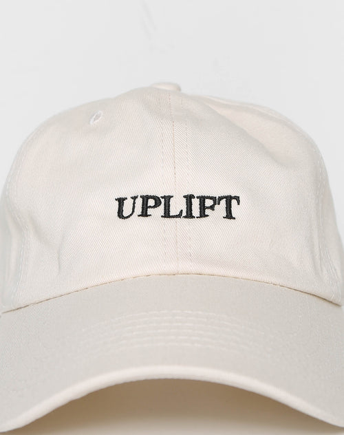 The "UPLIFT" Baseball Cap | Almond Milk